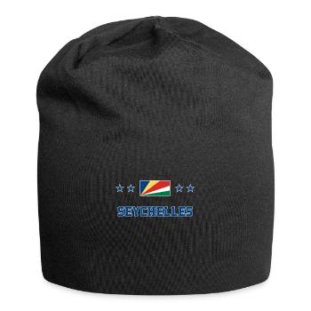 Seychellen - Jersey-Beanie - Schwarz - Vorne