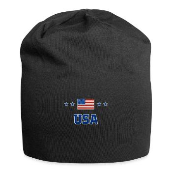 Amérique du Nord - Bonnet en jersey - noir - Devant