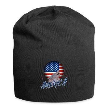 Amérique du Nord - Bonnet en jersey - noir - Devant