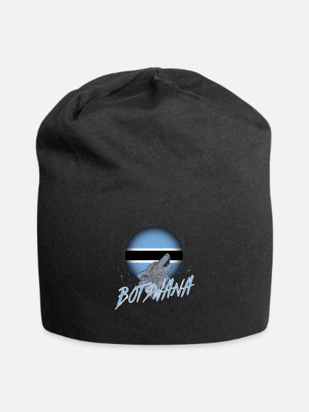 Botswana - Jersey-Beanie - Schwarz