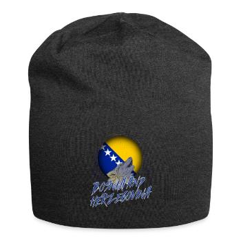 Bosnien und Herzegowina - Jersey-Beanie - Anthrazit - Vorne