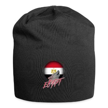 Ägypten - Jersey-Beanie - Schwarz - Vorne