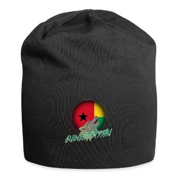 Guinée-Bissau - Bonnet en jersey - noir - Devant