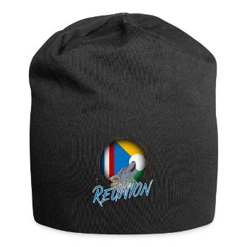 Réunion - Jersey-Beanie - Schwarz - Vorne