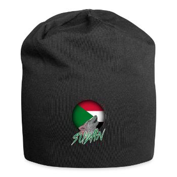 Sudan - Jersey-Beanie - Schwarz - Vorne