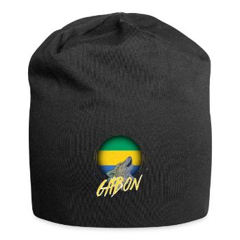 Gabon - Jersey Beanie - black - Front
