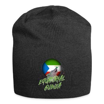 Guinée équatoriale - Bonnet en jersey - charbon - Devant