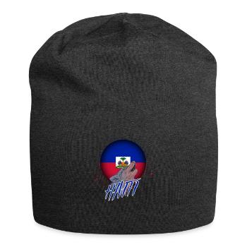 Haiti - Jersey-Beanie - Anthrazit - Vorne