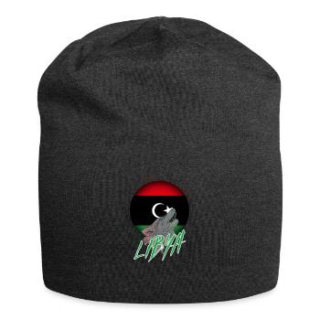 Libyen - Jersey-Beanie - Anthrazit - Vorne