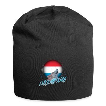Luxemburg - Jersey-Beanie - Schwarz - Vorne