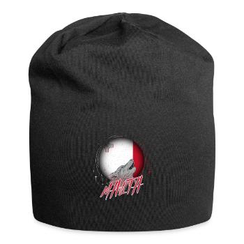 Malta - Jersey-Beanie - Schwarz - Vorne