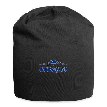 Curaçao - Jersey-Beanie - Schwarz - Vorne