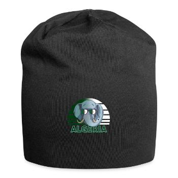 Algerien - Jersey-Beanie - Schwarz - Vorne