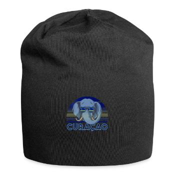 Curaçao - Jersey-Beanie - Schwarz - Vorne