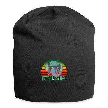 Ethiopia - Jersey Beanie - black - Front