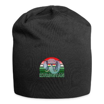 Kurdistan - Jersey-Beanie - Schwarz - Vorne
