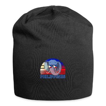 Philippinen - Jersey-Beanie - Schwarz - Vorne