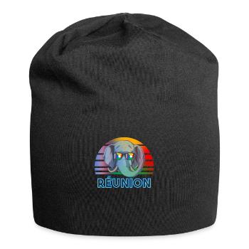 Réunion - Jersey-Beanie - Schwarz - Vorne