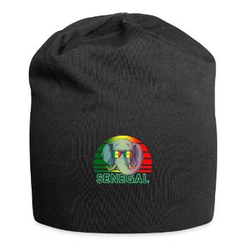 Senegal - Jersey-Beanie - Schwarz - Vorne