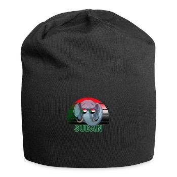 Sudan - Jersey-Beanie - Schwarz - Vorne