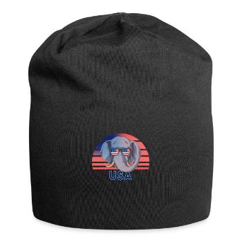 Amérique du Nord - Bonnet en jersey - noir - Devant