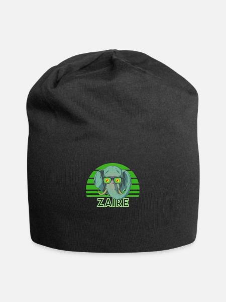 Zaïre - Bonnet en jersey - noir