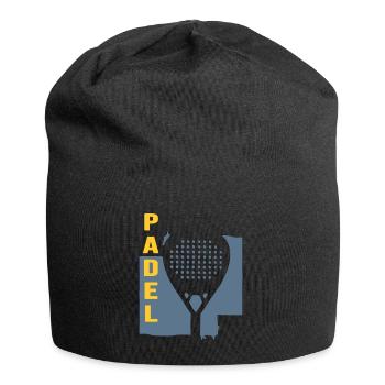 Padeltennis Padeltennisspieler - Jersey-Beanie - Schwarz - Vorne