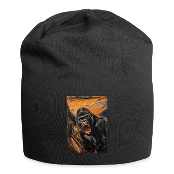 Gorilla - Jersey-Beanie - Schwarz - Vorne