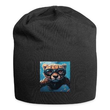 Guépard - Bonnet en jersey - noir - Devant