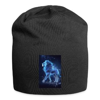 Stier - Jersey-Beanie - Schwarz - Vorne