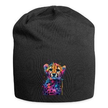 Guépard - Bonnet en jersey - noir - Devant
