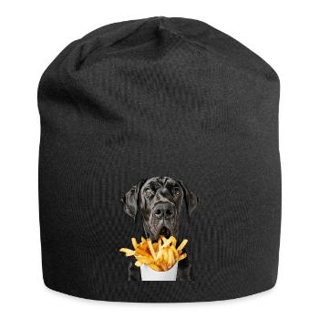 Dogue allemand - Bonnet en jersey - noir - Devant