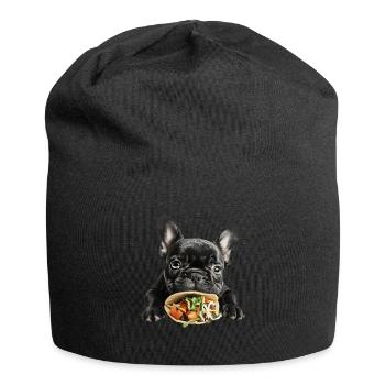 Bouledogue français - Bonnet en jersey - noir - Devant