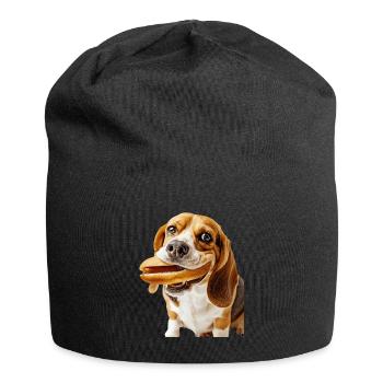 Beagle - Bonnet en jersey - noir - Devant