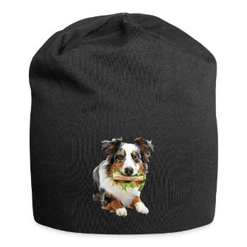 Berger australien - Bonnet en jersey - noir - Devant