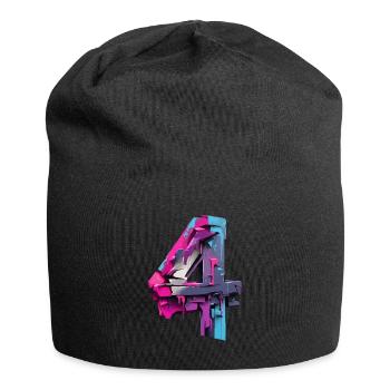 NUMÉRO 4 NO. 4 4 COOL 4E ANNIVERSAIRE - Bonnet en jersey - noir - Devant
