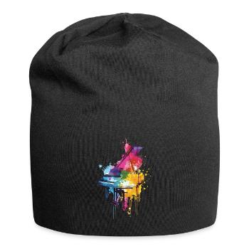 Piano - Jersey Beanie - black - Front