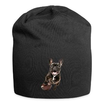 Bouledogue français - Bonnet en jersey - noir - Devant