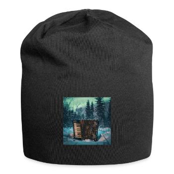 Akkordeon - Jersey-Beanie - Schwarz - Vorne