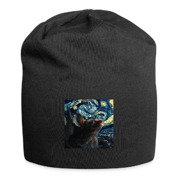 Schläger - Jersey-Beanie - Schwarz - Vorne