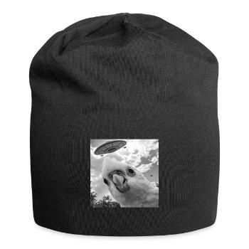 Sittiche - Jersey-Beanie - Schwarz - Vorne
