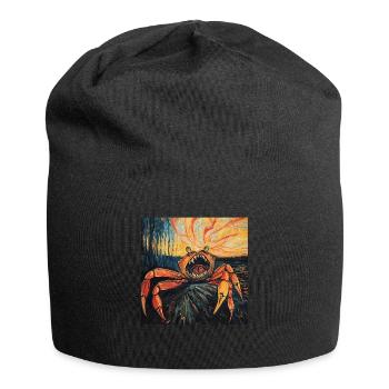 Krabbe - Jersey-Beanie - Schwarz - Vorne