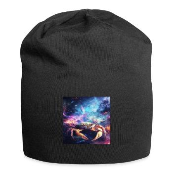 Krabbe - Jersey-Beanie - Schwarz - Vorne