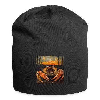 Krabbe - Jersey-Beanie - Schwarz - Vorne