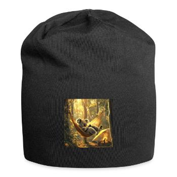 Koala - Jersey-Beanie - Schwarz - Vorne