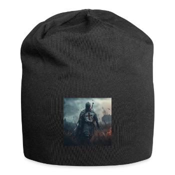 Soldat Krieger - Jersey-Beanie - Schwarz - Vorne