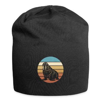 Walross - Jersey-Beanie - Schwarz - Vorne