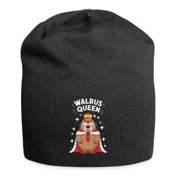 Walross - Jersey-Beanie - Schwarz - Vorne