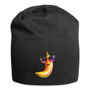 Banane - Jersey-Beanie - Schwarz - Vorne