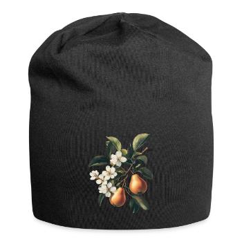 Birne - Jersey-Beanie - Schwarz - Vorne